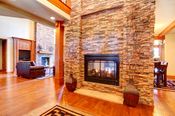 Stone Hearth Installation in Littleton